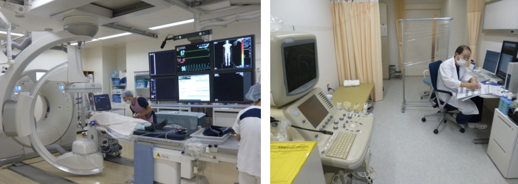 画像下治療（IVR）の様子