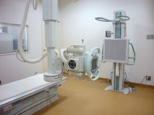 画像検査室１に設置された 島津　RADspeed Pro
FUJIFILM CALNEO PU