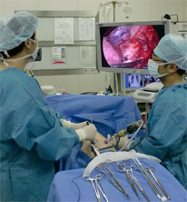 肺がん手術（胸腔鏡手術）